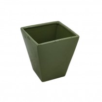 PLANTER-Square Green Glazed Ceramic