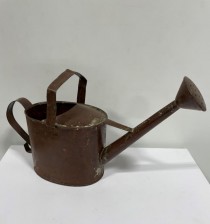 WATERING CAN-Large Distressed Metal