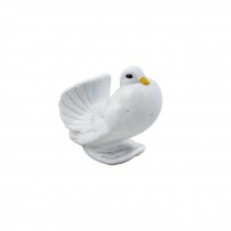 FIGURINE-White Porcelain Dove W/Chest Puffed up