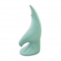 FIGURINE-Modern Ceramic Turquoise Bird