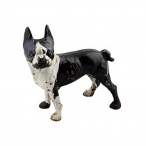 DOG-Cast Iron/Black & White Boston Terrier