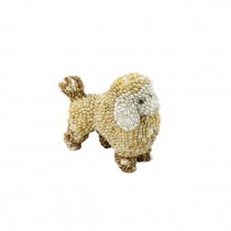 FIGURINE-Poodle Made of Shells