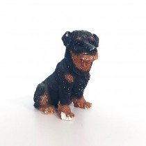 Figurine- Resin Sitting Rottweiler