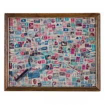 PUZZLE-FR-US STAMPS-17.5X22W