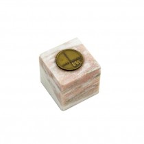 PAPERWEIGHT-MARBLE 2"CUBE INDU