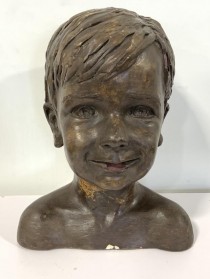 BUST-BOY BRN PLASTER 11.5HX9W