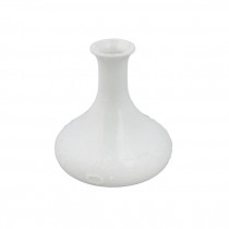 VASE-Pressed Milk Glass W/Fluted Neck