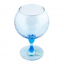 VASE-Transparent Blue Glass