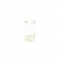 VASE-Clear Glass Milk Bottle