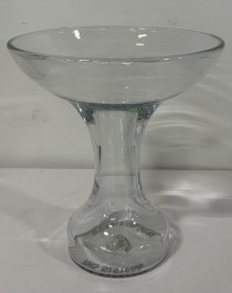 VASE-Clear Glass Hallow Margarita