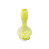 VASE-YELLOW GLASS