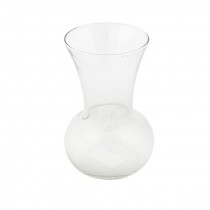 VASE-Clear Glass Urn Shaped