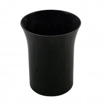 VASE- Black Glass/Flared @ Top