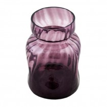 VASE-Hand Blown Purple Glass