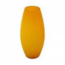 VASE-Tall Narrow/Orange Frosted Glass