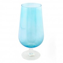 Glass-Oversized Clear Blue Cocktail Glass