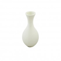 VASE-Small Ivory Ceramic W/Narrow Neck