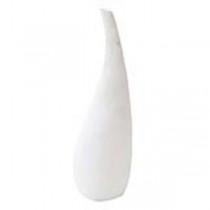 VASE WHT CERAMIC