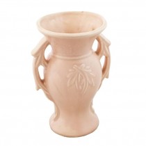 VASE-Pink Ceramic W/2 Side Handles