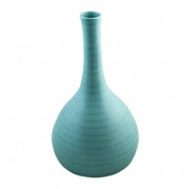 VASE-14"-TURQUOISE-STRIPE