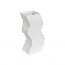 VASE-White, Wavy, & Curvy