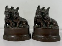 BOOKEND-PR-SCOTTY DOG-BRASS