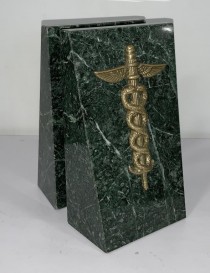 BOOKEND-PR-MEDICAL-GREEN MARBL