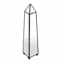 OBELISK-MIRRORED-14-1/4" TALL