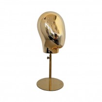 (52820028)MANNEQUIN-Gold Modern Mannequin Head