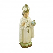 FIGURE-(Italian) Reglious Priest/Saint in Ceremonial Gown & Crown