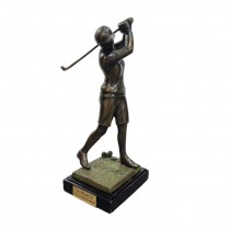 STATUE-WOMAN-GOLFER-BRONZE-PLA