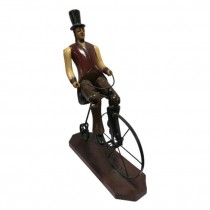 STATUE-23"-MAN ON BICYCLE