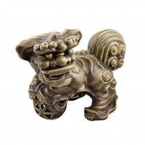 STATUE-PR-FOODOG-BROWN-CERAMIC