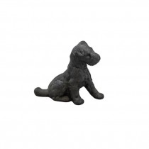 Bank-Small Black Terrior Dog-Cast Iron Bank