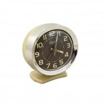 CLOCK RADIO-ROUND BLACK DIGITA