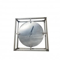 CLOCK-8"-3D-PEWTER