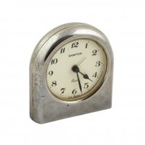 CLOCK-ALARM SILVER