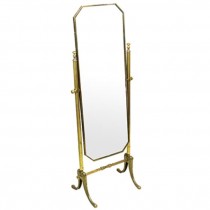 MIRROR-CHEVAL-BRASS-SM-62HX24W