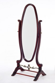 MIRROR-CHEVAL-5'H-OVAL-WDFRM