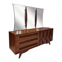 MIRROR-DIAMOND WOOD CENTER