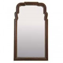 MIRROR-41X24"MAHOGANY W/GILDED