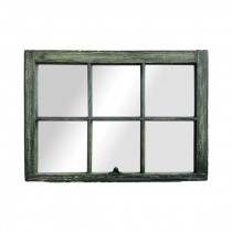 MIRROR-WALL WINDOW PANE/GREEN
