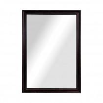 MIRROR-WALL 28X40 MAHOGANY BUR
