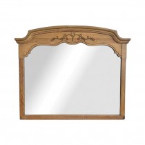 MIRROR-WALL-PINE W/COUNTRY CAR