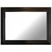 Rectangle dark wood frame