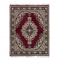 RUG-(5X8) Maroon Oriental/Center Medallion