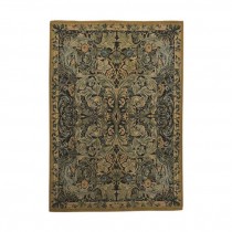 RUG-5X7 GREEN/BLUE/BROWN FLORA