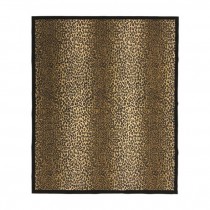 RUG-8X10-CHEETAH-BLK BORDER