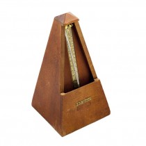 METRONOME-WALNUT-9"H-W/COVER