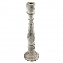 CANDLESTICK-18" PR-WD-WHITE